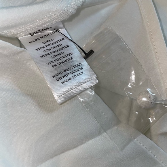 Lulus Adorable Essence White Striped Puff Sleeve Mini Dress - Picture 8 of 9